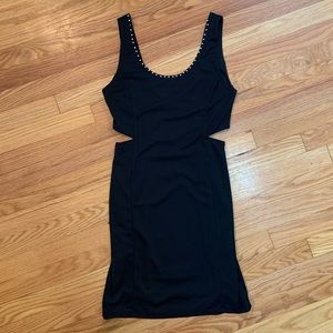 3/$15 Studded Mini Dress with Cut-Outs